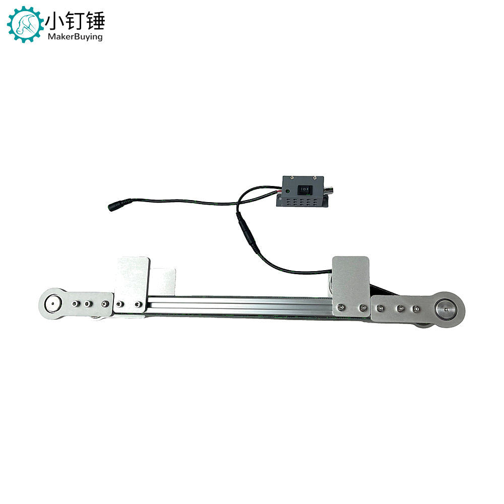 conveyor belt with forward and reverse speed regulation, 12V desktop assembly line, small scientific and technological innovation experiment ZDH25