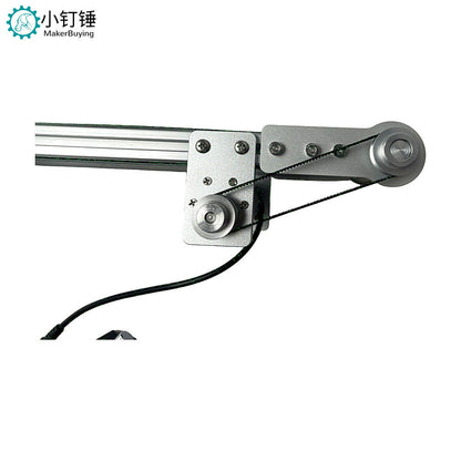 Conveyor belt with forward and reverse speed regulation, 12V desktop assembly line, small scientific and technological innovation experiment ZDH25