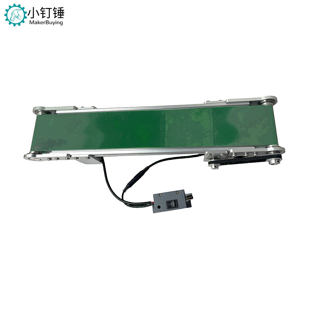 conveyor belt with forward and reverse speed regulation, 12V desktop assembly line, small scientific and technological innovation experiment ZDH25