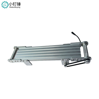 Conveyor belt with forward and reverse speed regulation, 12V desktop assembly line, small scientific and technological innovation experiment ZDH25
